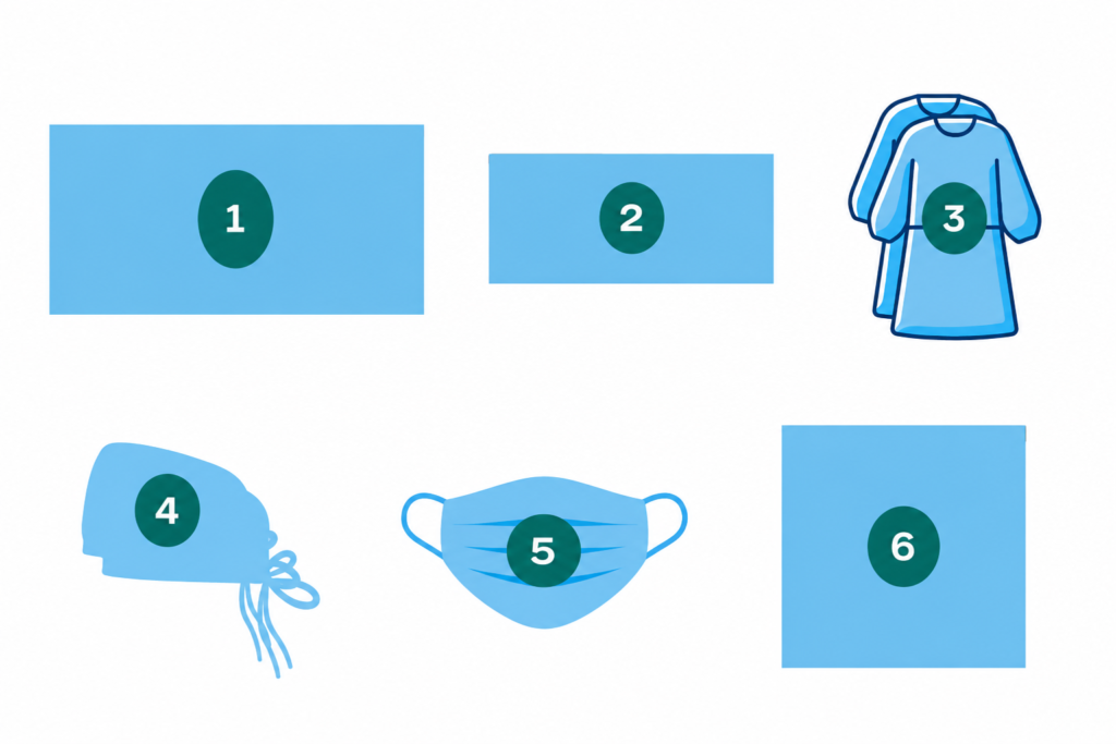 Sterile Disposable Universal Drape Pack