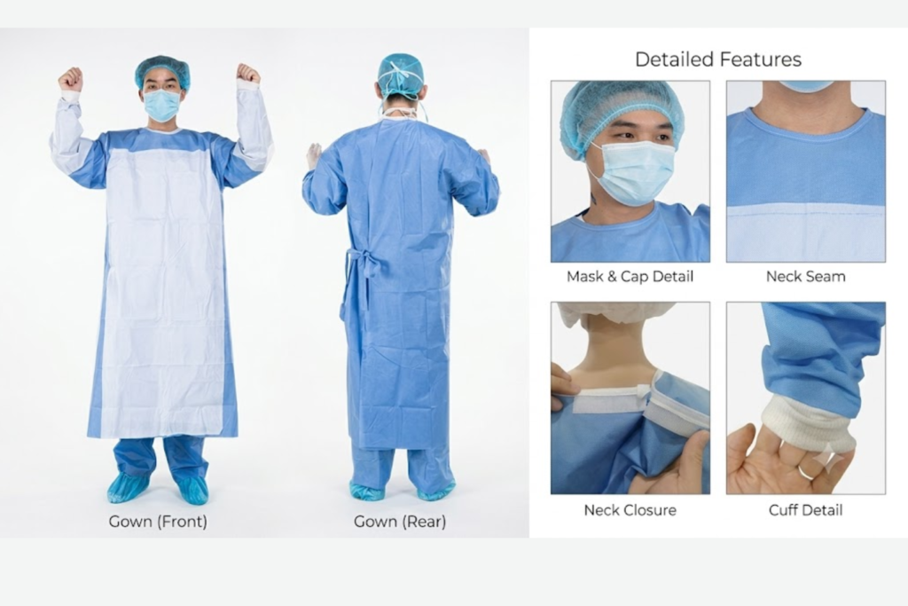 Disposable Reinforced Gown